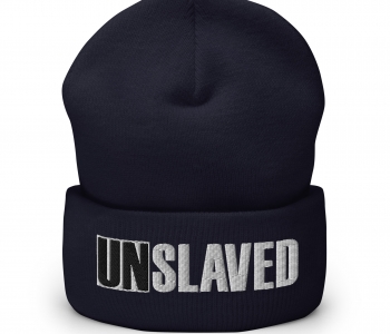 Unslaved Embroidered Beanie